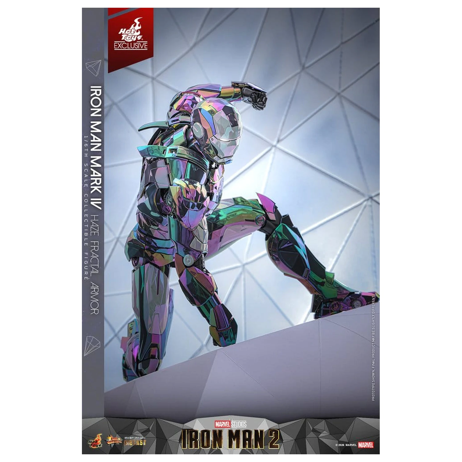 Iron Man 2 Action Figure 1/6 Iron Man Mark IV (Haze Fractal Armor) 33 cm product photo