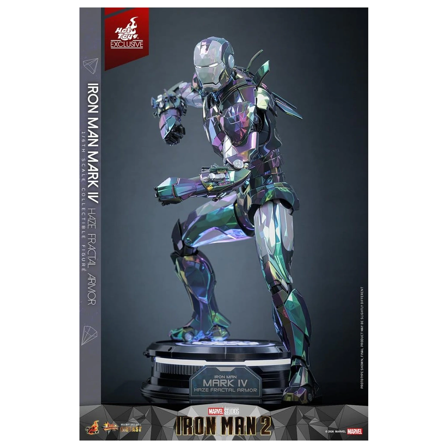 Iron Man 2 Action Figure 1/6 Iron Man Mark IV (Haze Fractal Armor) 33 cm product photo