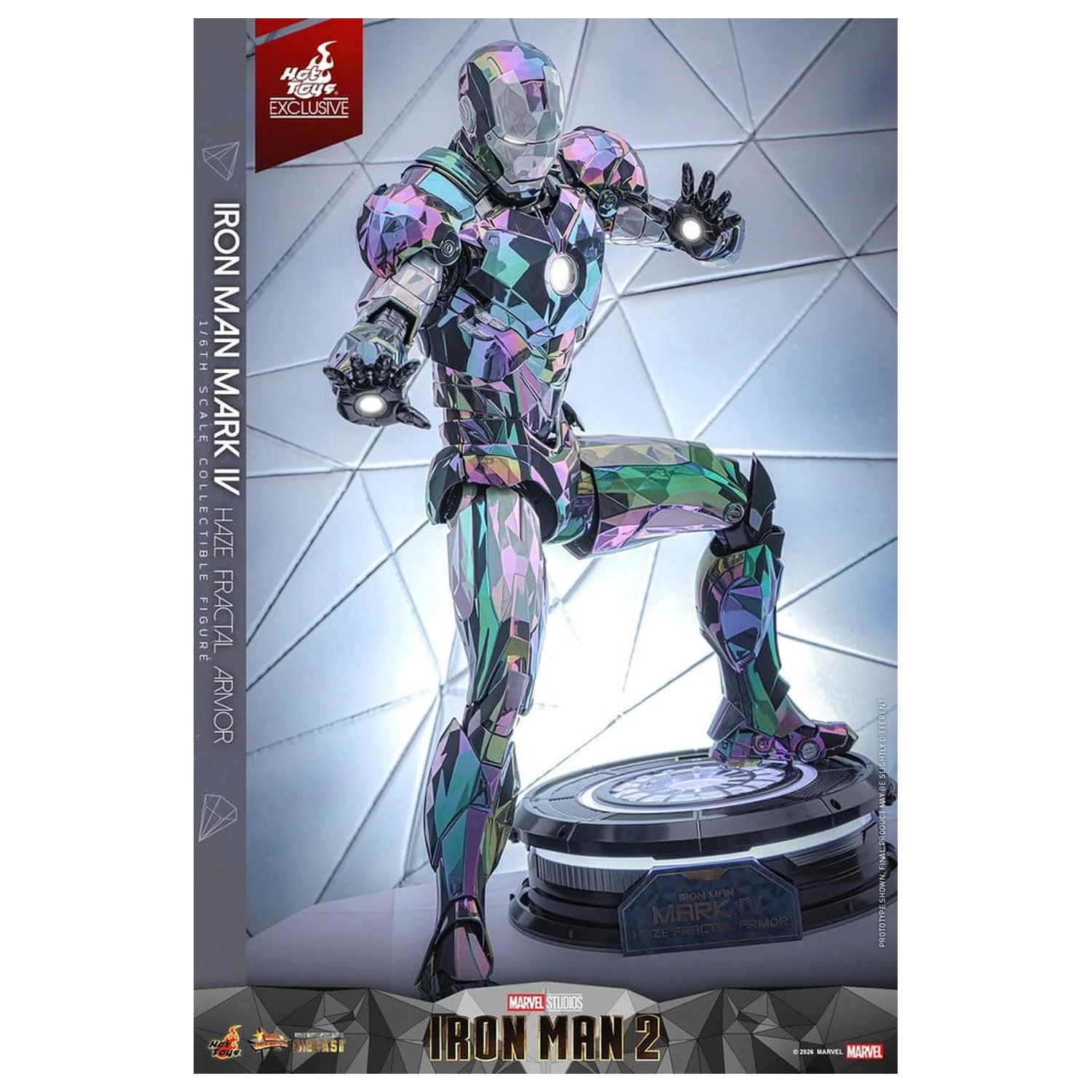 Iron Man 2 Action Figure 1/6 Iron Man Mark IV (Haze Fractal Armor) 33 cm product photo