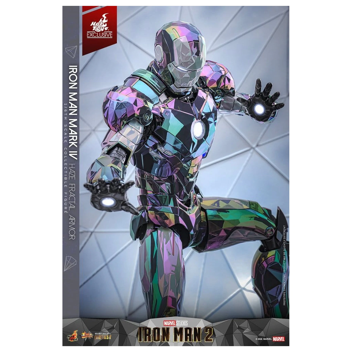Iron Man 2 Action Figure 1/6 Iron Man Mark IV (Haze Fractal Armor) 33 cm product photo