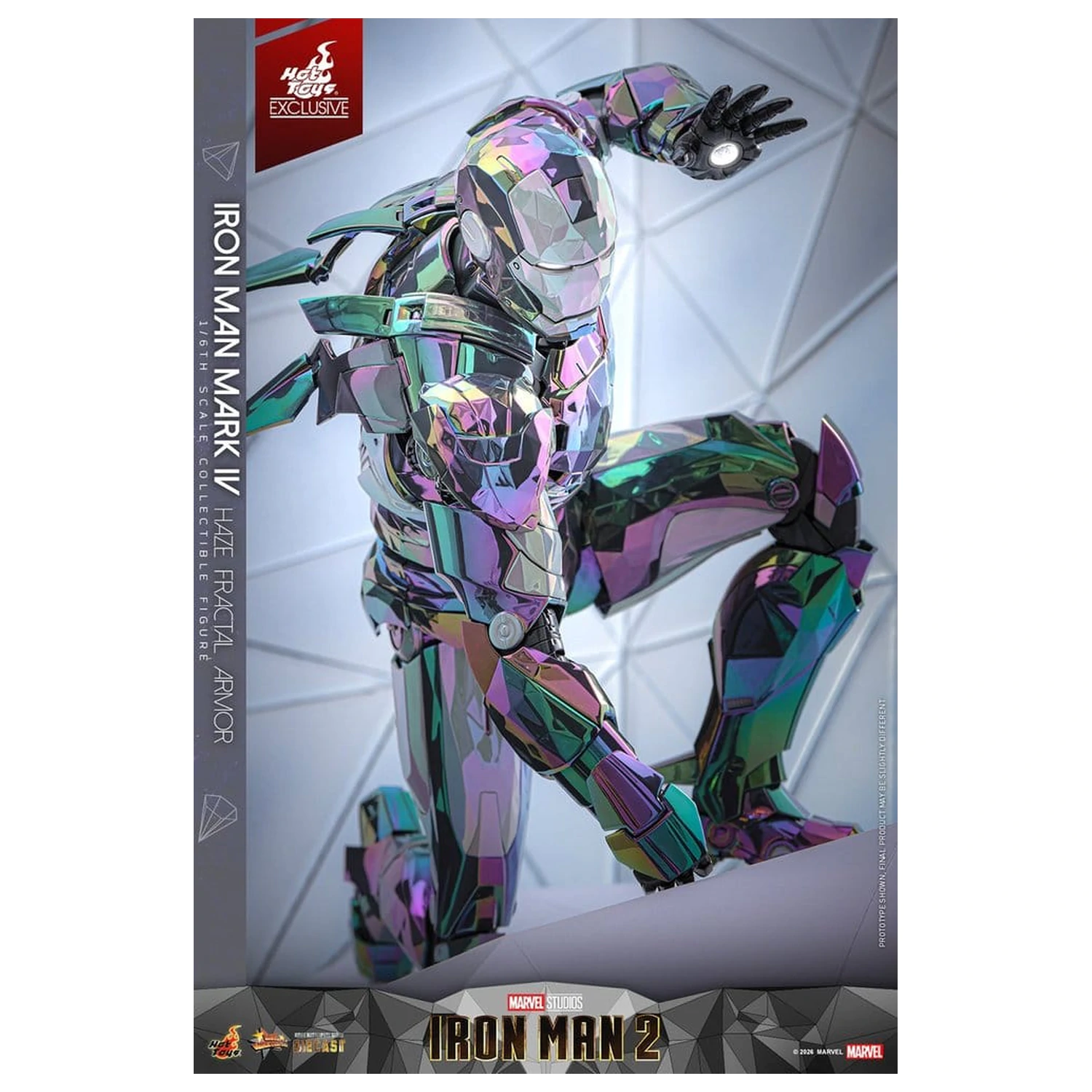 Iron Man 2 Action Figure 1/6 Iron Man Mark IV (Haze Fractal Armor) 33 cm product photo