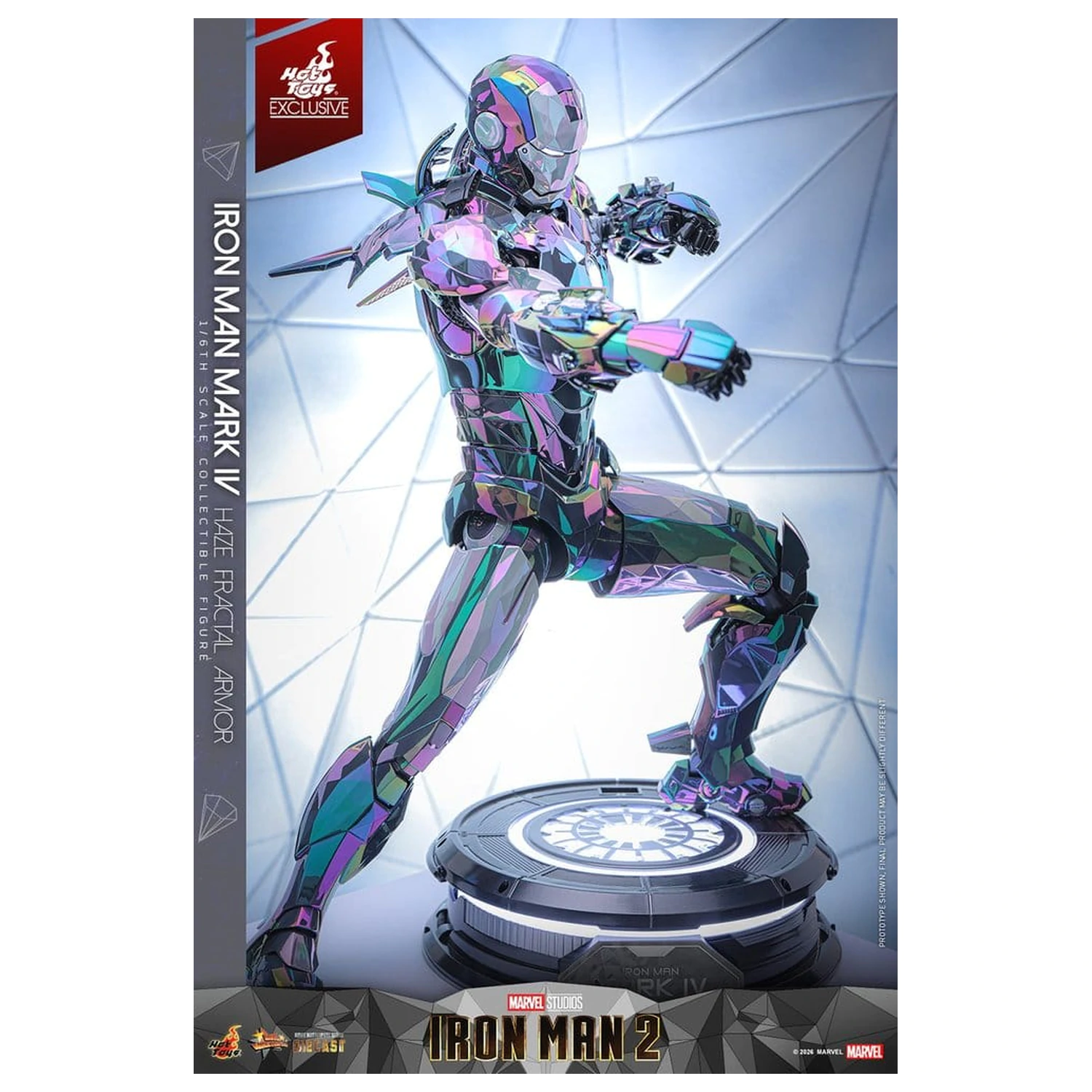 Iron Man 2 Action Figure 1/6 Iron Man Mark IV (Haze Fractal Armor) 33 cm product photo