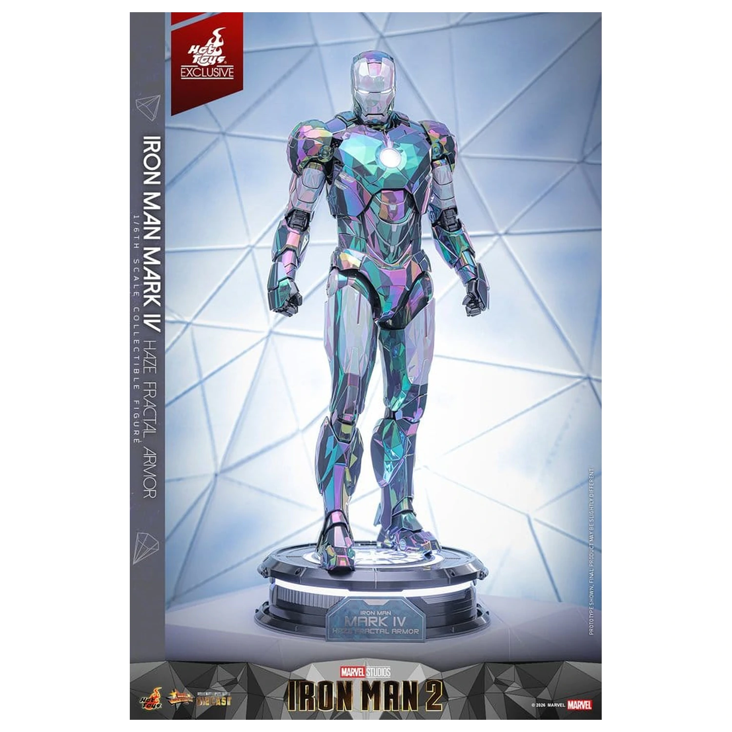 Iron Man 2 Action Figure 1/6 Iron Man Mark IV (Haze Fractal Armor) 33 cm product photo