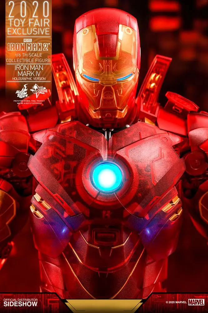 Iron Man 2 MM Action Figure 1/6 Iron Man Mark IV (Holographic Version) 2020 Toy Fair Exclusive 30 cm product photo