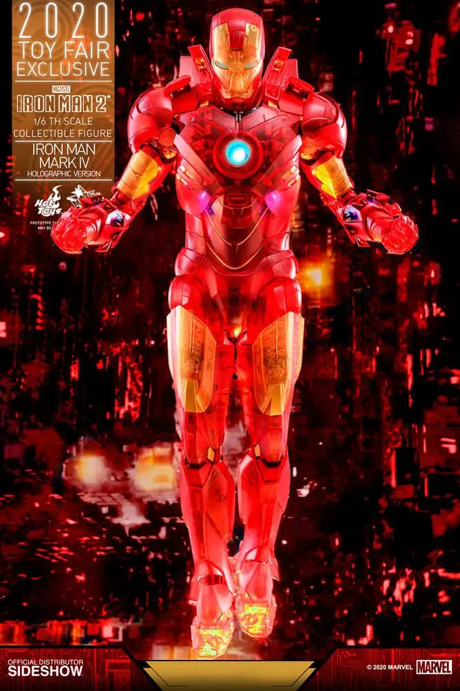 Iron Man 2 MM Action Figure 1/6 Iron Man Mark IV (Holographic Version) 2020 Toy Fair Exclusive 30 cm product photo