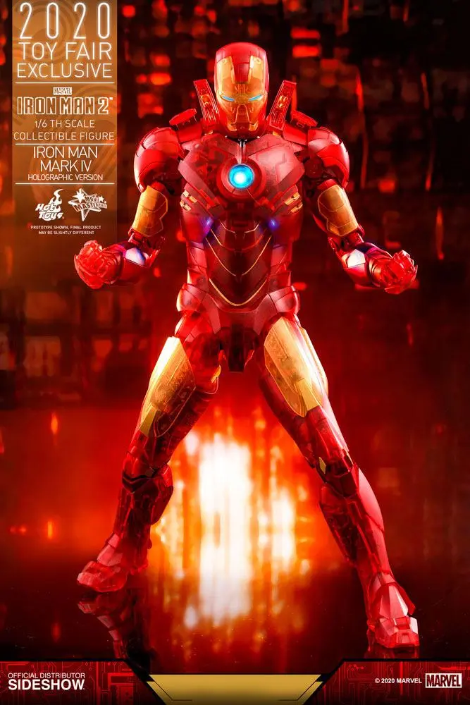 Iron Man 2 MM Action Figure 1/6 Iron Man Mark IV (Holographic Version) 2020 Toy Fair Exclusive 30 cm product photo