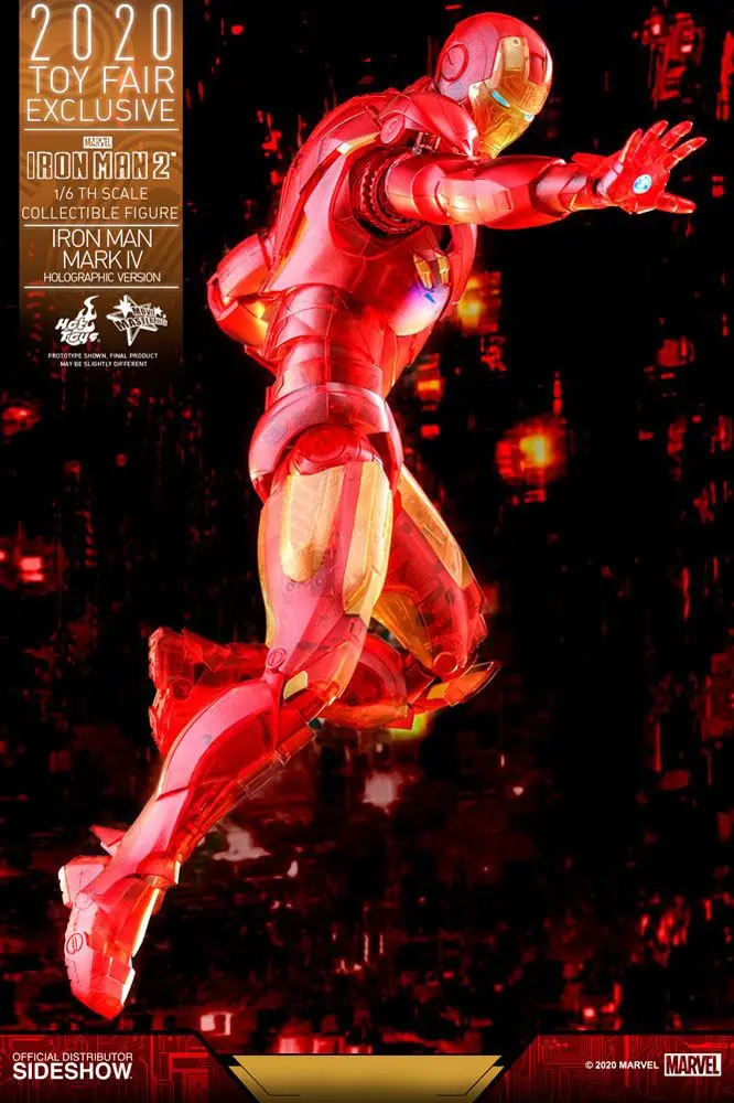 Iron Man 2 MM Action Figure 1/6 Iron Man Mark IV (Holographic Version) 2020 Toy Fair Exclusive 30 cm product photo