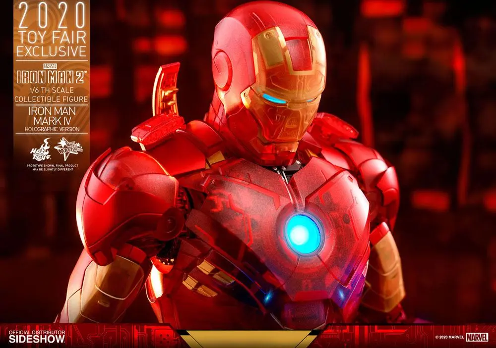 Iron Man 2 MM Action Figure 1/6 Iron Man Mark IV (Holographic Version) 2020 Toy Fair Exclusive 30 cm product photo