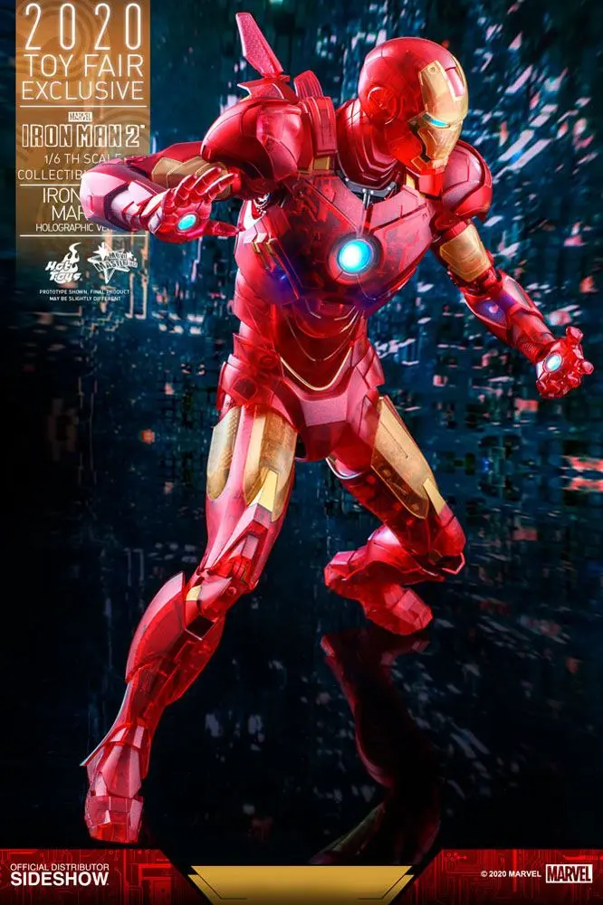 Iron Man 2 MM Action Figure 1/6 Iron Man Mark IV (Holographic Version) 2020 Toy Fair Exclusive 30 cm product photo