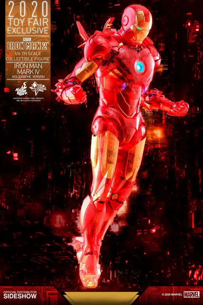 Iron Man 2 MM Action Figure 1/6 Iron Man Mark IV (Holographic Version) 2020 Toy Fair Exclusive 30 cm product photo