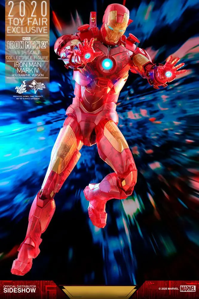 Iron Man 2 MM Action Figure 1/6 Iron Man Mark IV (Holographic Version) 2020 Toy Fair Exclusive 30 cm product photo