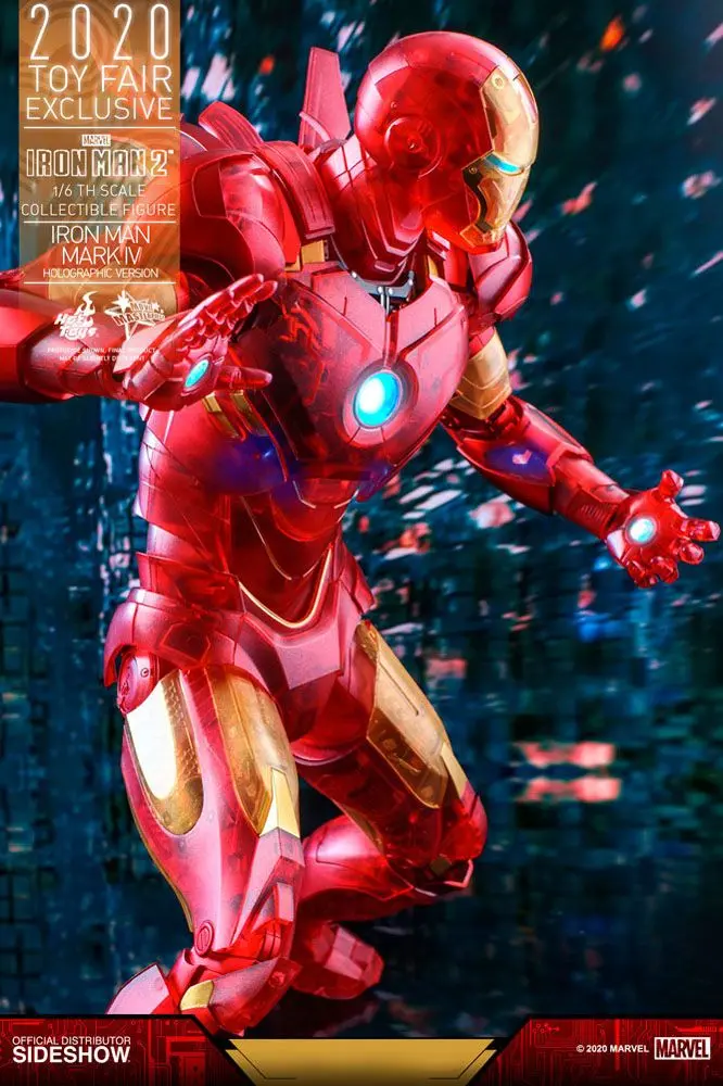 Iron Man 2 MM Action Figure 1/6 Iron Man Mark IV (Holographic Version) 2020 Toy Fair Exclusive 30 cm product photo