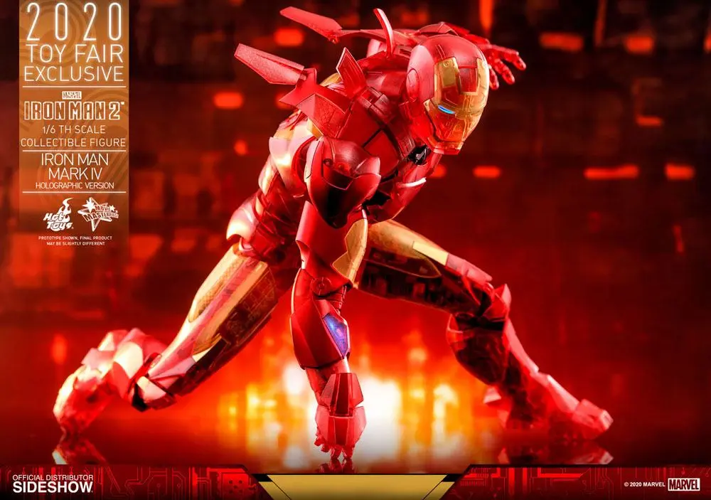 Iron Man 2 MM Action Figure 1/6 Iron Man Mark IV (Holographic Version) 2020 Toy Fair Exclusive 30 cm product photo