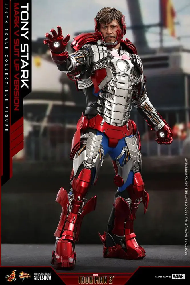 Iron Man 2 Movie Masterpiece Action Figure 1/6 Tony Stark (Mark V Suit Up Version) 31 cm product photo