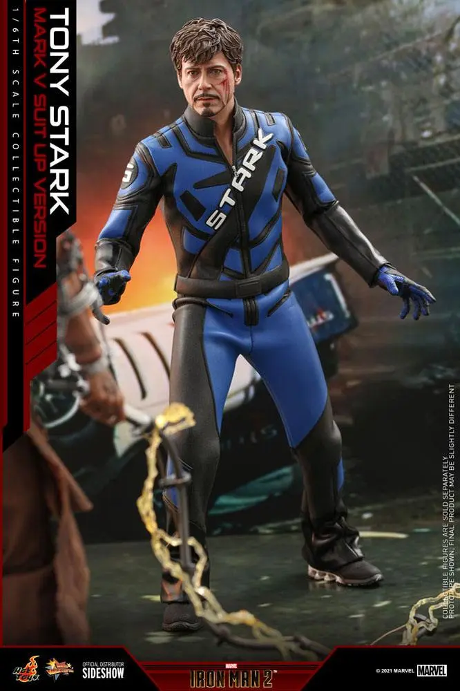 Iron Man 2 Movie Masterpiece Action Figure 1/6 Tony Stark (Mark V Suit Up Version) 31 cm product photo