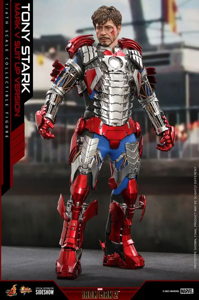 Iron Man 2 Movie Masterpiece Action Figure 1/6 Tony Stark (Mark V Suit Up Version) 31 cm product photo