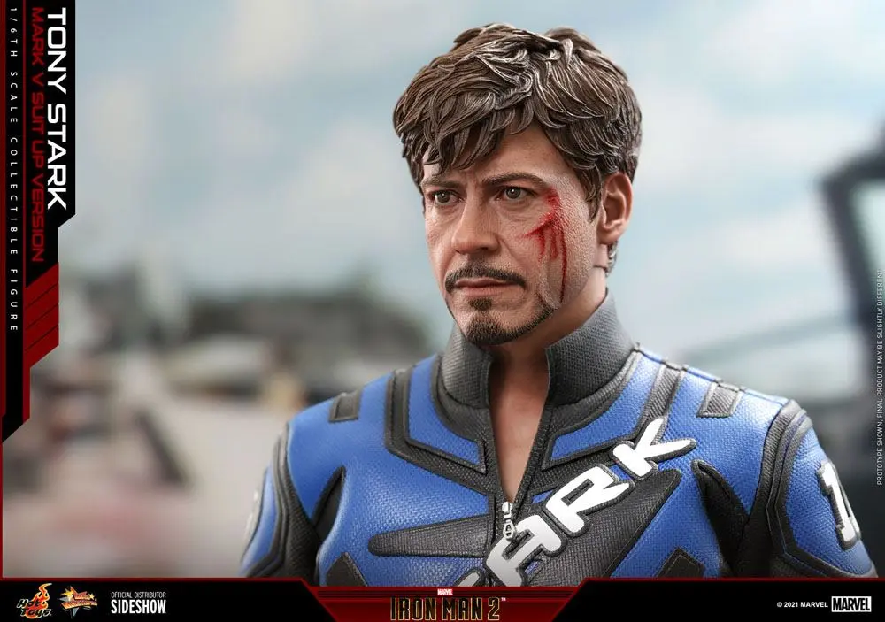 Iron Man 2 Movie Masterpiece Action Figure 1/6 Tony Stark (Mark V Suit Up Version) 31 cm product photo