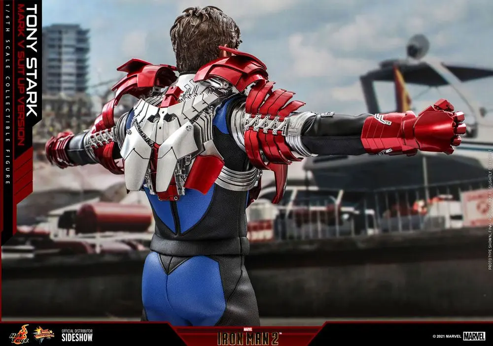 Iron Man 2 Movie Masterpiece Action Figure 1/6 Tony Stark (Mark V Suit Up Version) 31 cm product photo