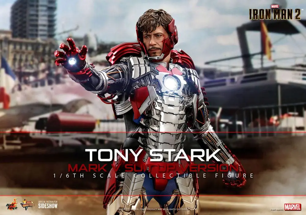 Iron Man 2 Movie Masterpiece Action Figure 1/6 Tony Stark (Mark V Suit Up Version) 31 cm product photo