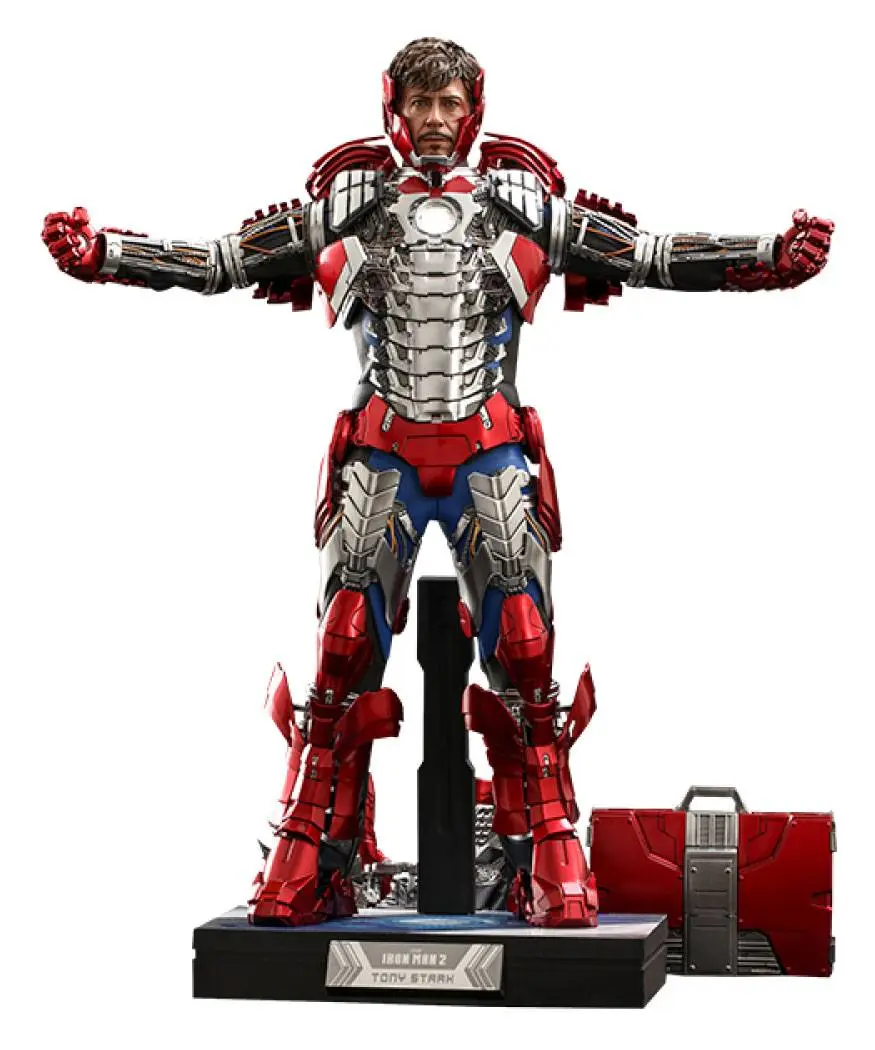 Iron Man 2 Movie Masterpiece Action Figure 1/6 Tony Stark (Mark V Suit Up Version) Deluxe 31 cm termékfotó