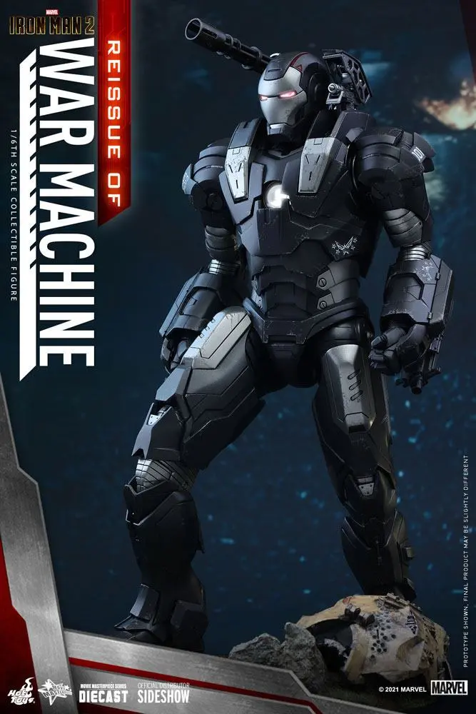 Iron Man 2 Movie Masterpiece Action Figure 1/6 War Machine 32 cm product photo