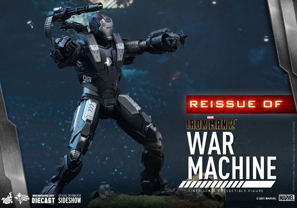 Iron Man 2 Movie Masterpiece Action Figure 1/6 War Machine 32 cm product photo