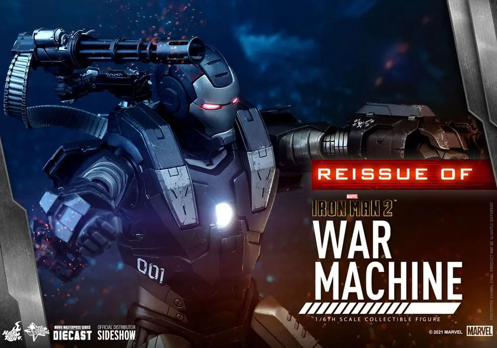 Iron Man 2 Movie Masterpiece Action Figure 1/6 War Machine 32 cm product photo