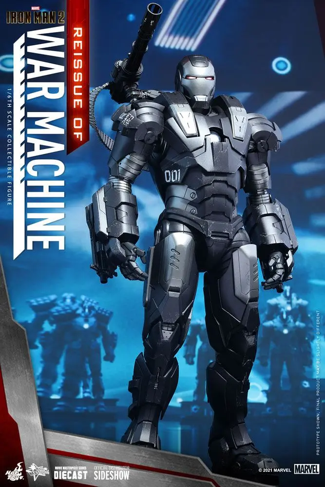 Iron Man 2 Movie Masterpiece Action Figure 1/6 War Machine 32 cm product photo