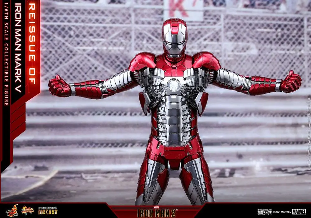 Iron Man 2 Movie Masterpiece Series Diecast Action Figure 1/6 Iron Man Mark V 32 cm product photo