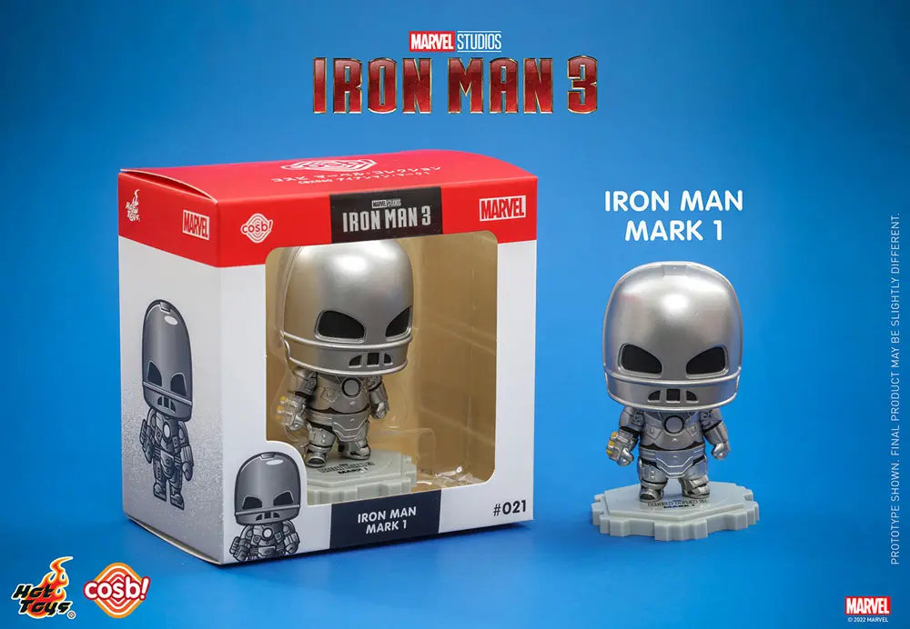 Iron Man 3 Cosbi Mini Figure Iron Man Mark 1 8 cm termékfotó
