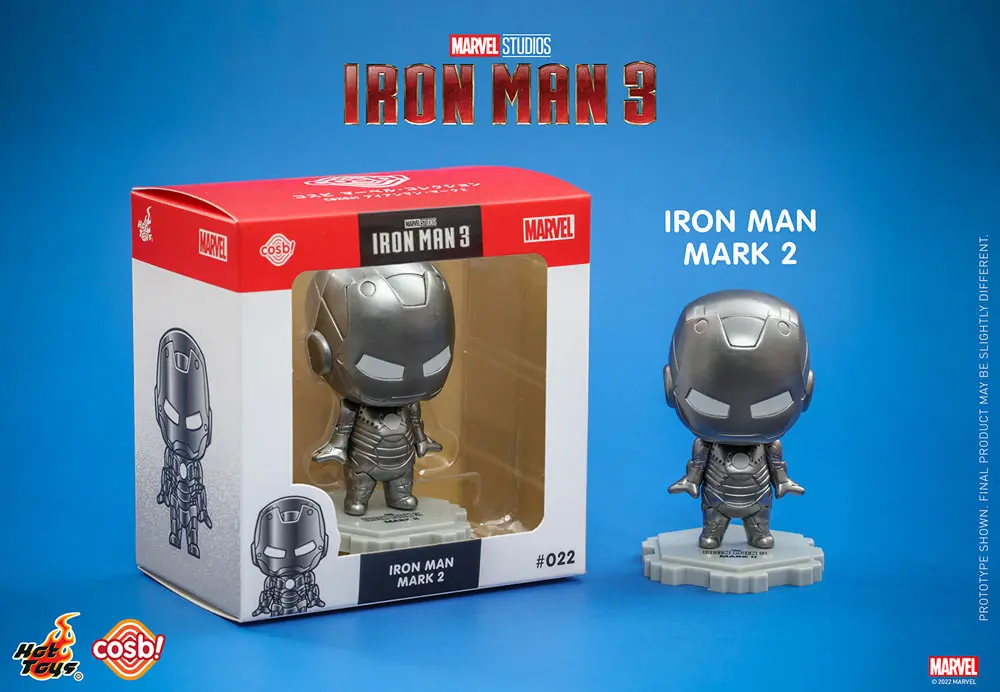 Iron Man 3 Cosbi Mini Figure Iron Man Mark 2 8 cm termékfotó