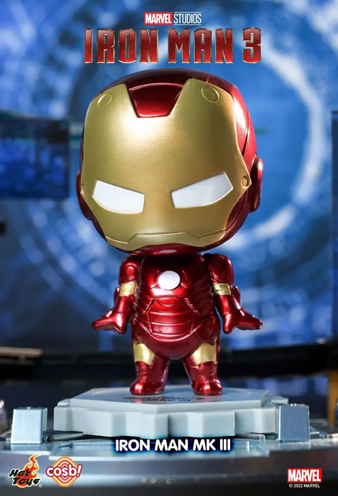 Iron Man 3 Cosbi Mini Figure Iron Man Mark 3 8 cm termékfotó