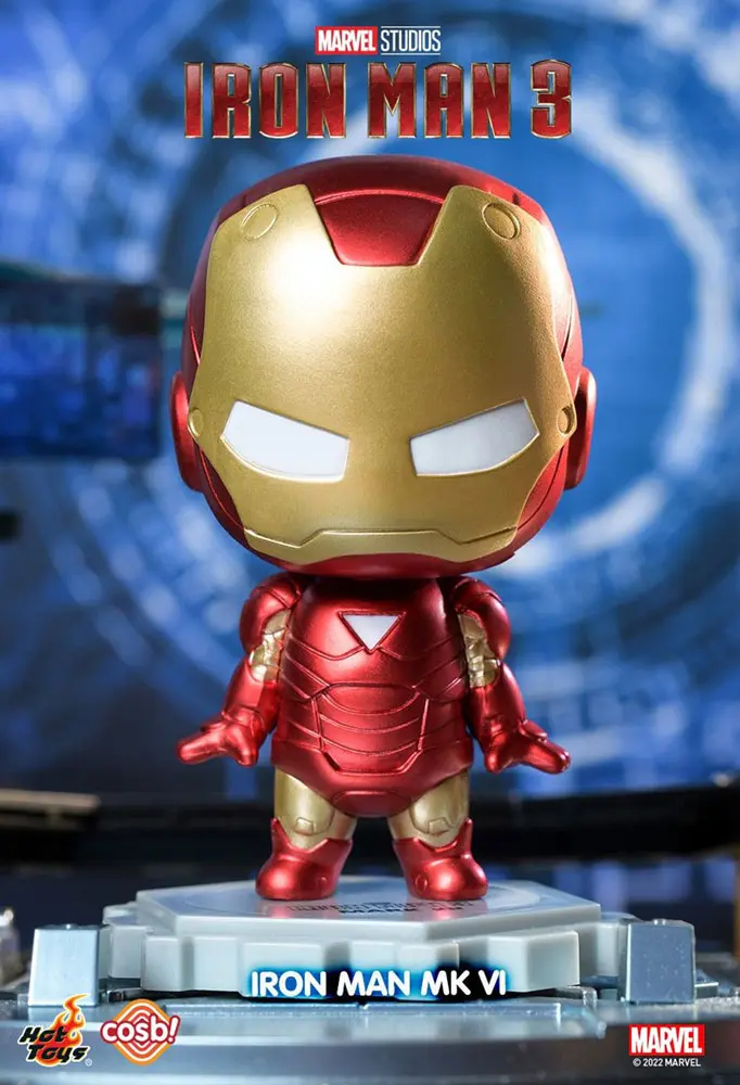 Iron Man 3 Cosbi Mini Figure Iron Man Mark 6 8 cm product photo