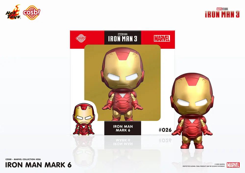 Iron Man 3 Cosbi Mini Figure Iron Man Mark 6 8 cm product photo