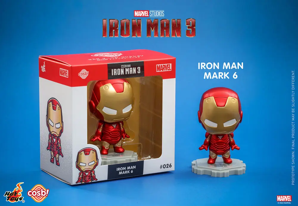 Iron Man 3 Cosbi Mini Figure Iron Man Mark 6 8 cm product photo