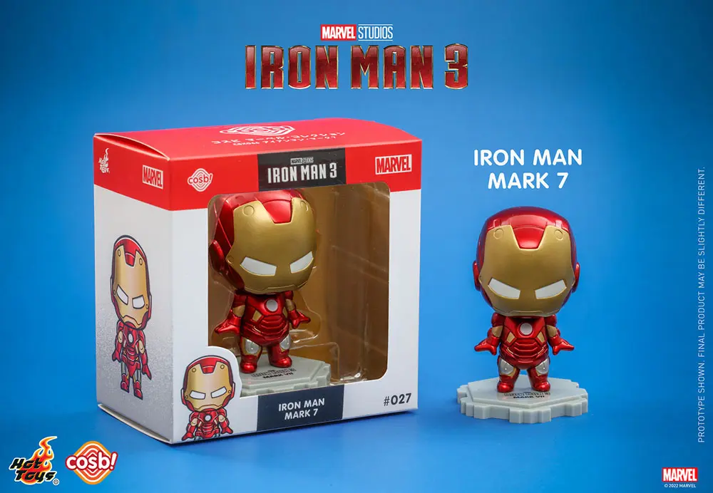 Iron Man 3 Cosbi Mini Figure Iron Man Mark 7 8 cm product photo