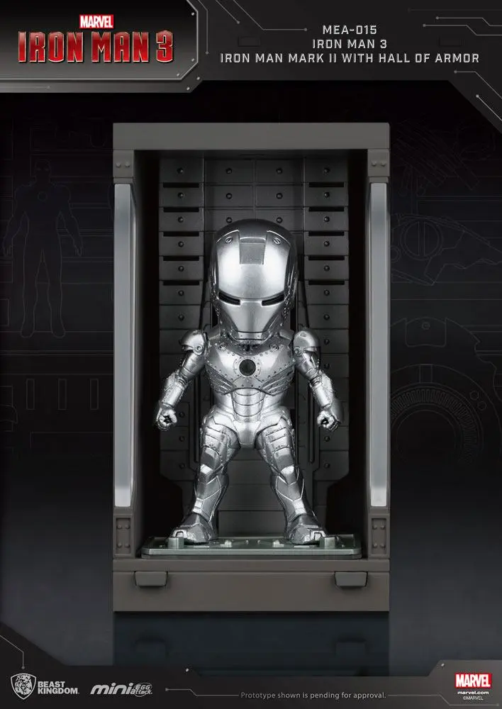 Iron Man 3 Mini Egg Attack Action Figure Hall of Armor Iron Man Mark II 8 cm product photo