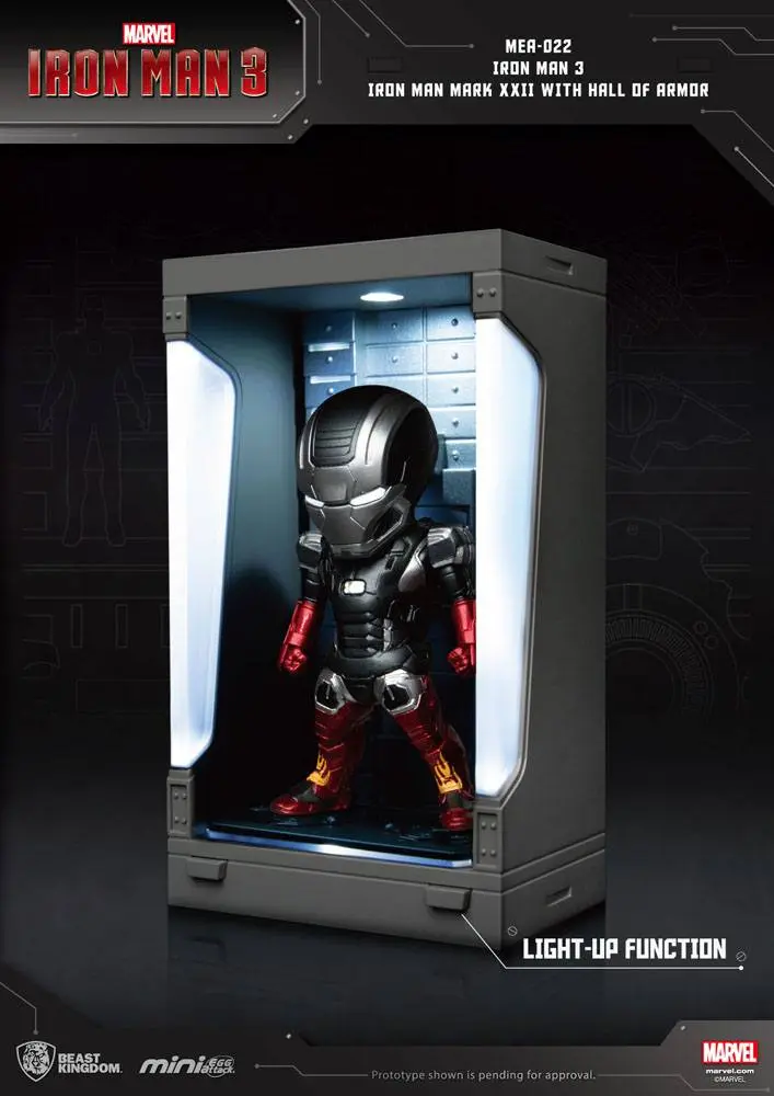 Iron Man 3 Mini Egg Attack Action Figure Hall of Armor Iron Man Mark XXII 8 cm product photo
