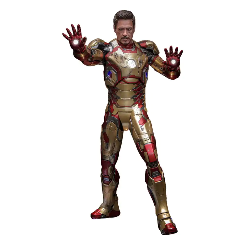 Iron Man 3 Movie Masterpiece Diecast Action Figure 1/6 Iron Man Mark XLII (2.0) Deluxe 32 cm termékfotó