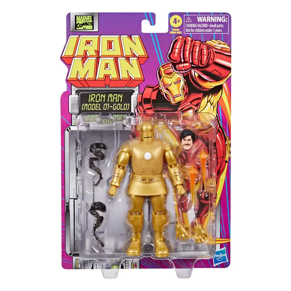 Iron Man Marvel Legends Action Figure Iron Man (Model 01-Gold) 15 cm termékfotó