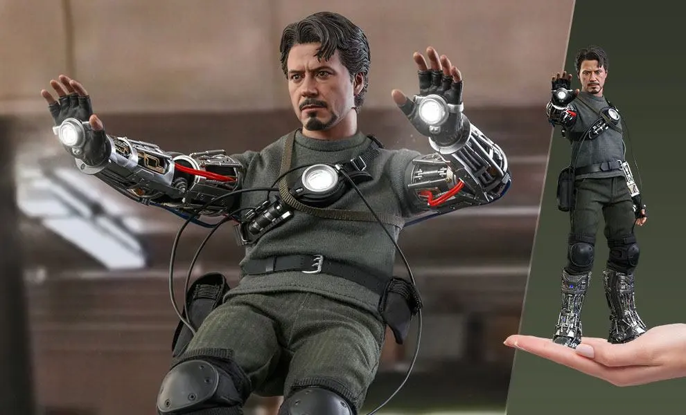 Iron Man Movie Masterpiece Action Figure 1/6 Tony Stark (Mech Test Deluxe Version) 30 cm termékfotó