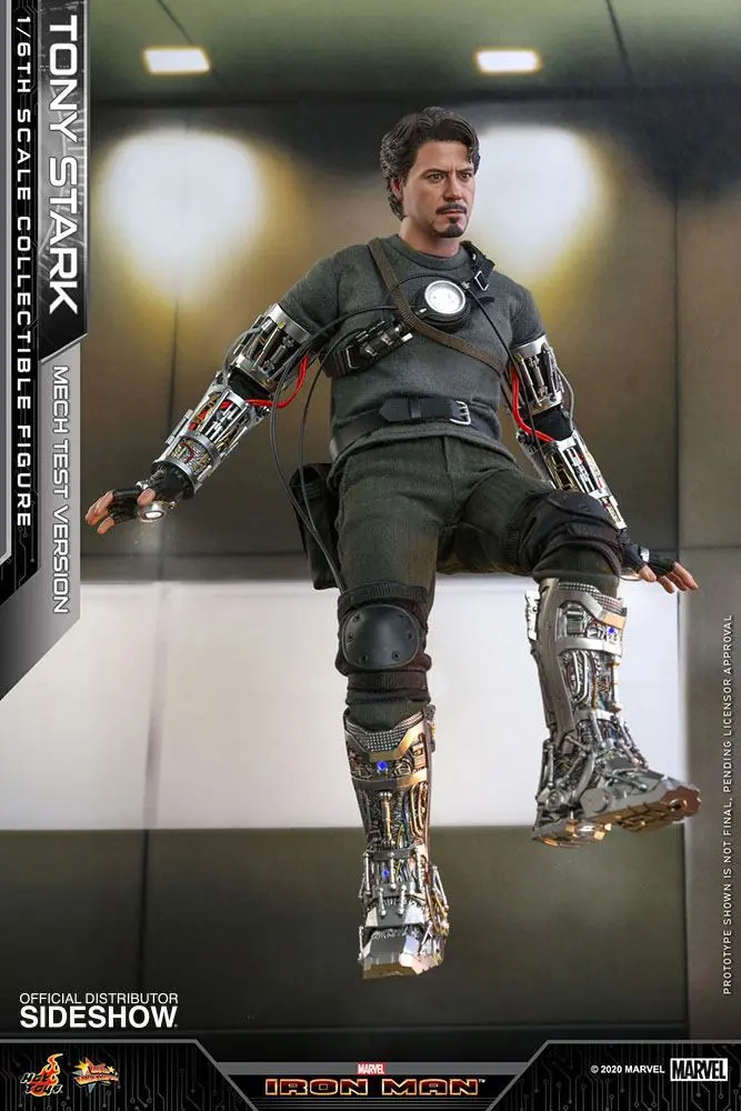 Iron Man Movie Masterpiece Action Figure 1/6 Tony Stark (Mech Test Version) 30 cm product photo