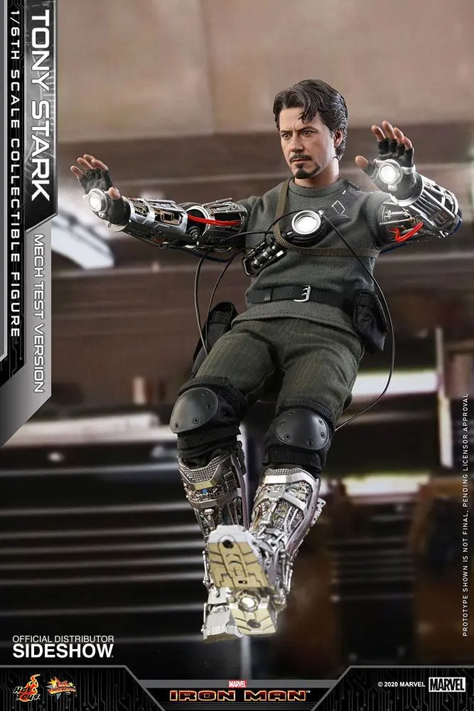 Iron Man Movie Masterpiece Action Figure 1/6 Tony Stark (Mech Test Version) 30 cm product photo