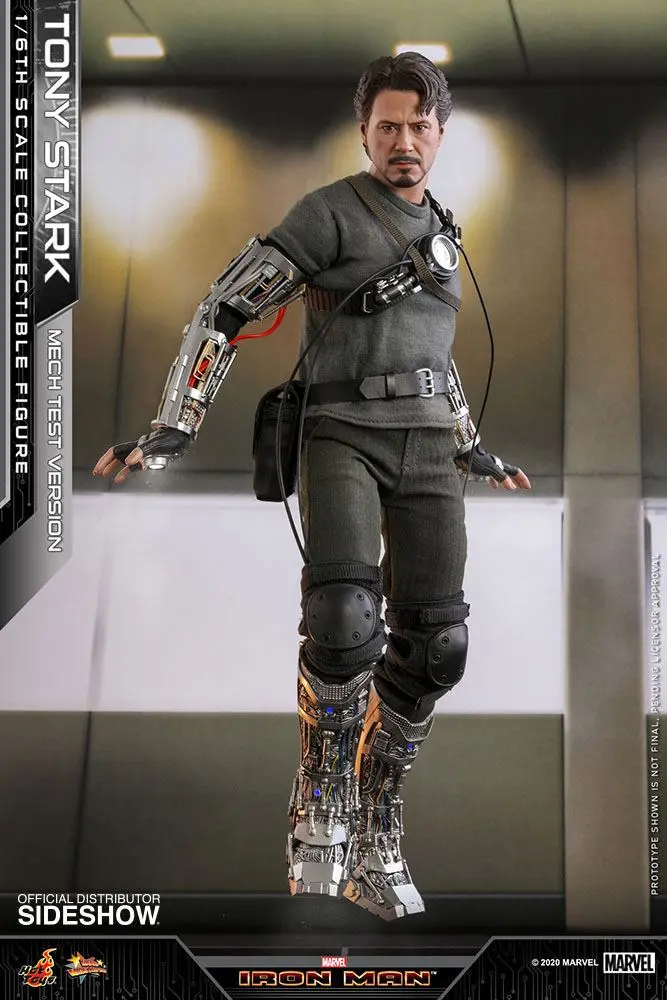 Iron Man Movie Masterpiece Action Figure 1/6 Tony Stark (Mech Test Version) 30 cm product photo