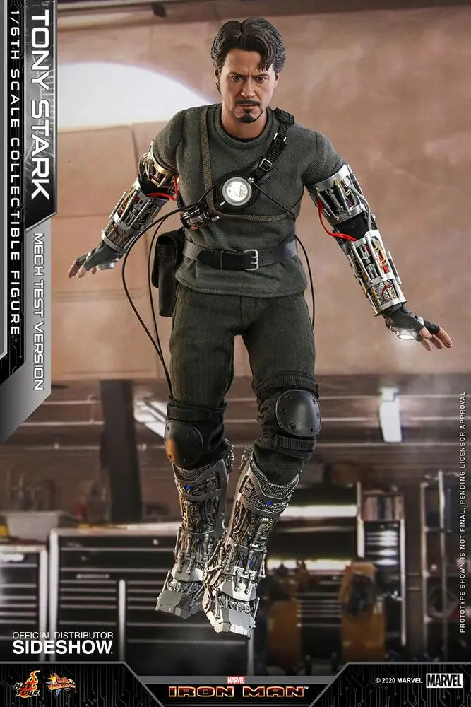 Iron Man Movie Masterpiece Action Figure 1/6 Tony Stark (Mech Test Version) 30 cm product photo
