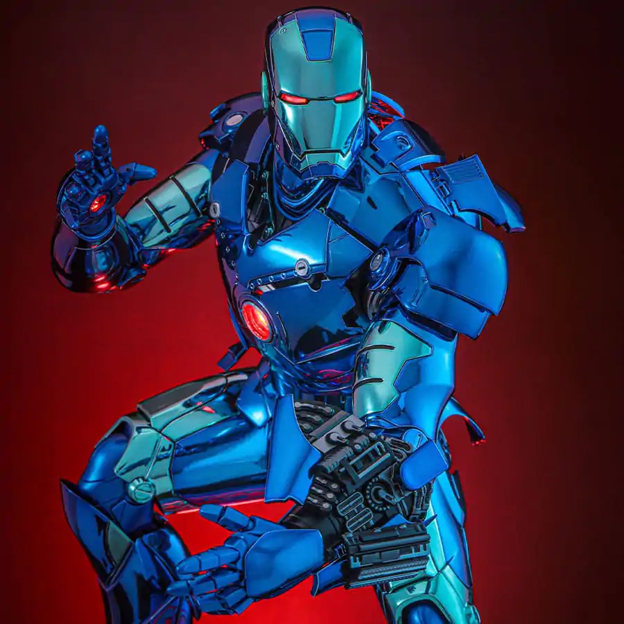 Iron Man Movie Masterpiece Diecast Action Figure 1/6 Iron Man Mark III (Stealth Mode Ver.) 2.0 Hot Toys Exclusive 33 cm product photo