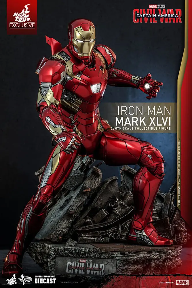 Iron Man Movie Masterpiece Diecast Action Figure 1/6 Iron Man Mark XLVI 32 cm product photo