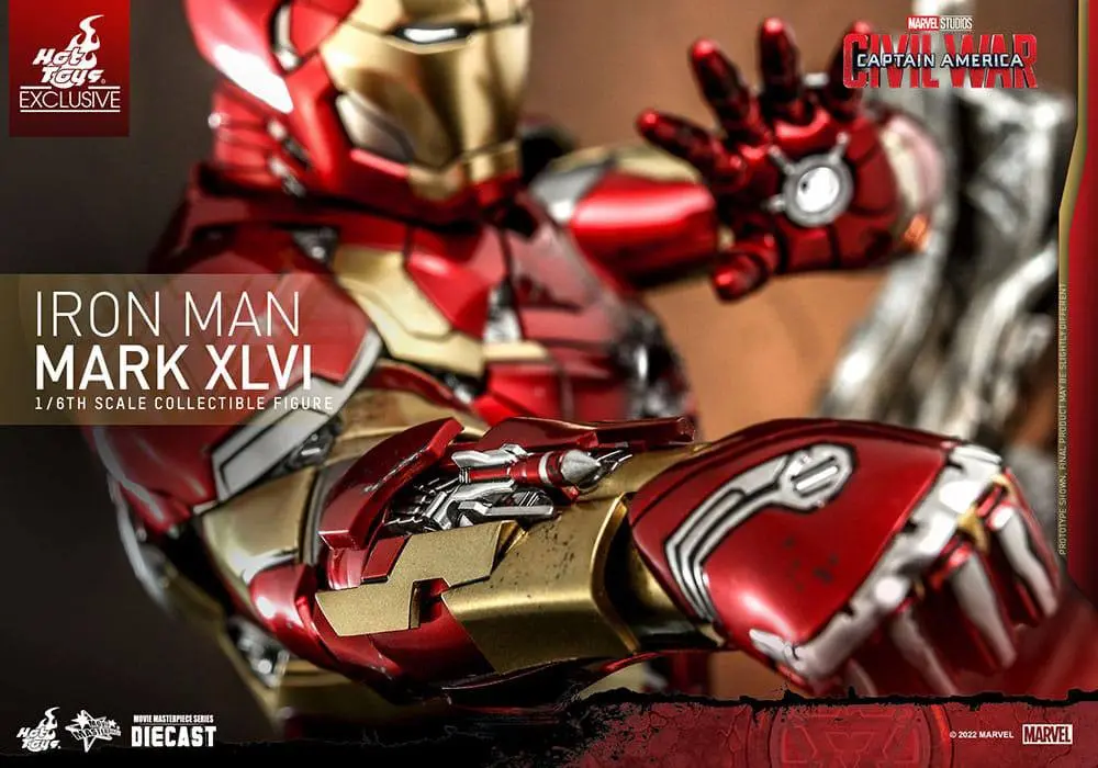 Iron Man Movie Masterpiece Diecast Action Figure 1/6 Iron Man Mark XLVI 32 cm product photo