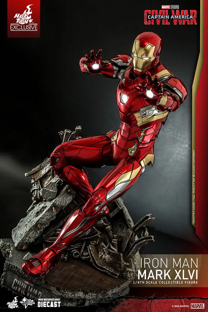 Iron Man Movie Masterpiece Diecast Action Figure 1/6 Iron Man Mark XLVI 32 cm product photo