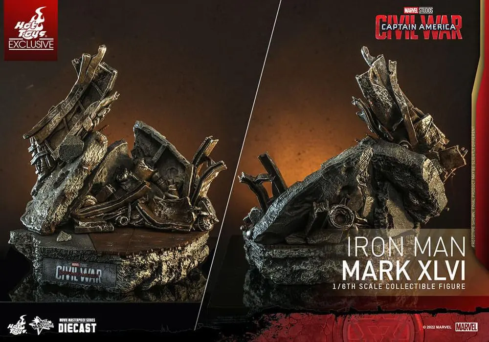 Iron Man Movie Masterpiece Diecast Action Figure 1/6 Iron Man Mark XLVI 32 cm product photo